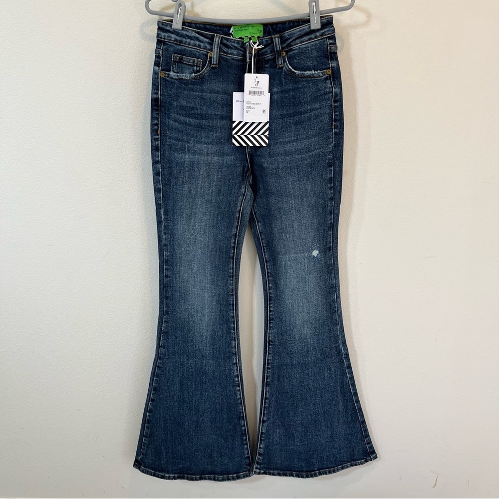 Free People x Sandrine Rose Flare Jeans Size 28 distressed NWT